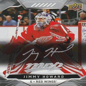 Jimmy Howard (Red Wings) 2019/2020 UD Auto MVP Hockey Card - Card Number 160